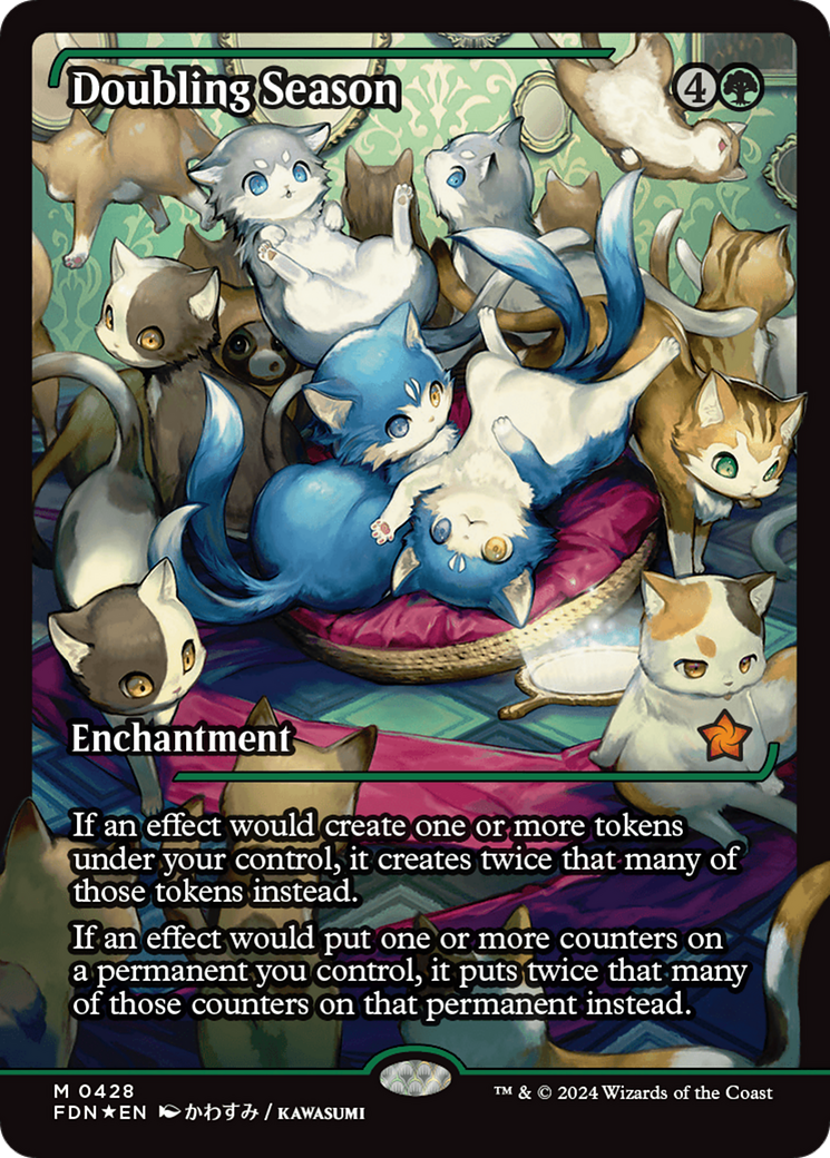 Doubling Season (Showcase) [Foundations] | Good Games Adelaide SA