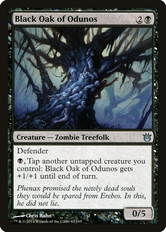 Black Oak of Odunos 62 (Born of the Gods)  - Foil | Good Games Adelaide SA