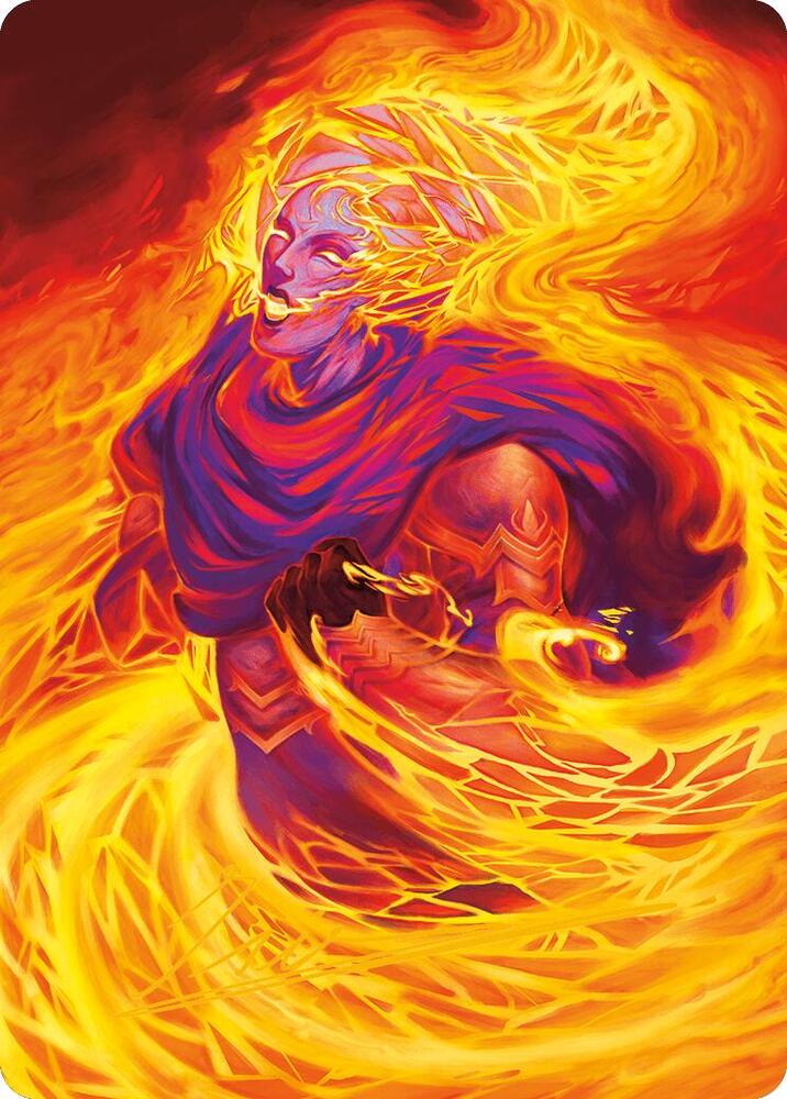 Flare of Duplication Art Card Gold Stamped Signature 38 (Art Series: Modern Horizons 3)  | Good Games Adelaide SA