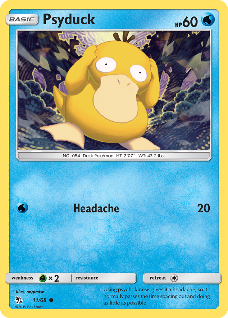 Psyduck (11/68) [Sun & Moon: Hidden Fates] | Good Games Adelaide SA