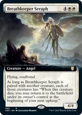 Breathkeeper Seraph Extended Art 69 (Commander: Innistrad: Crimson Vow)  | Good Games Adelaide SA