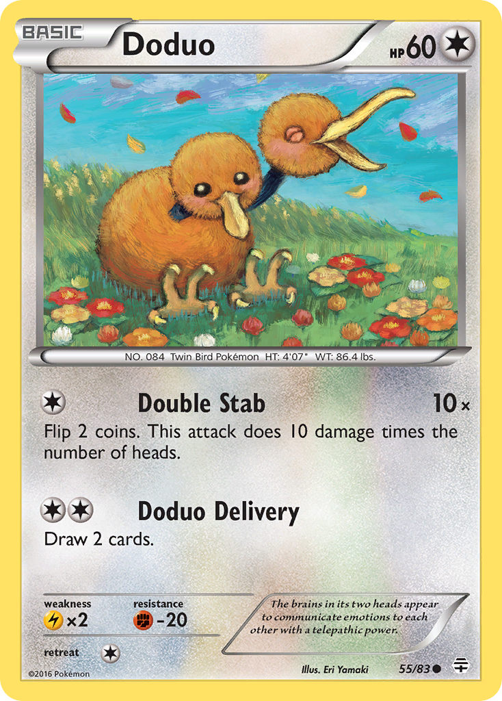 Doduo (55/83) [XY: Generations] | Good Games Adelaide SA