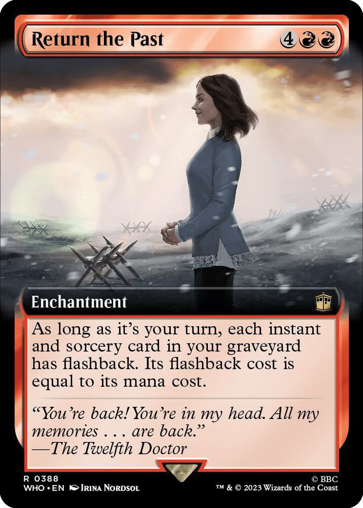 Return the Past Extended Art 388 (Universes Beyond: Doctor Who)  - Extended Art | Good Games Adelaide SA