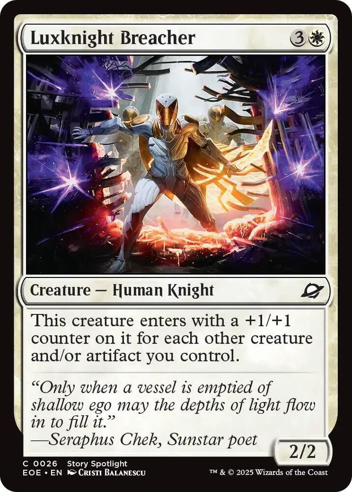 Luxknight Breacher 26 (Edge of Eternities)  | Good Games Adelaide SA
