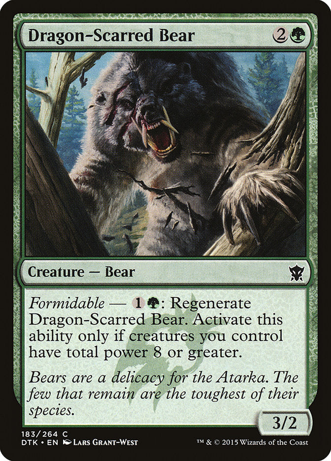 Dragon-Scarred Bear [Dragons of Tarkir] | Good Games Adelaide SA