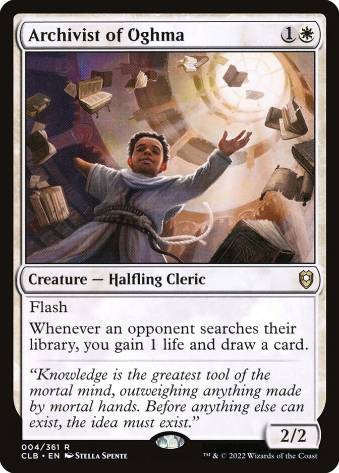 Archivist of Oghma 4 (Commander Legends: Battle for Baldur's Gate)  - Foil | Good Games Adelaide SA