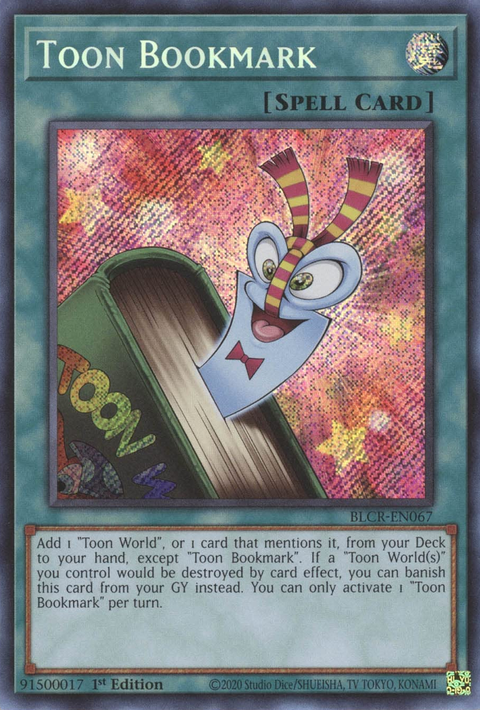 Toon Bookmark [BLCR-EN067] Secret Rare | Good Games Adelaide SA