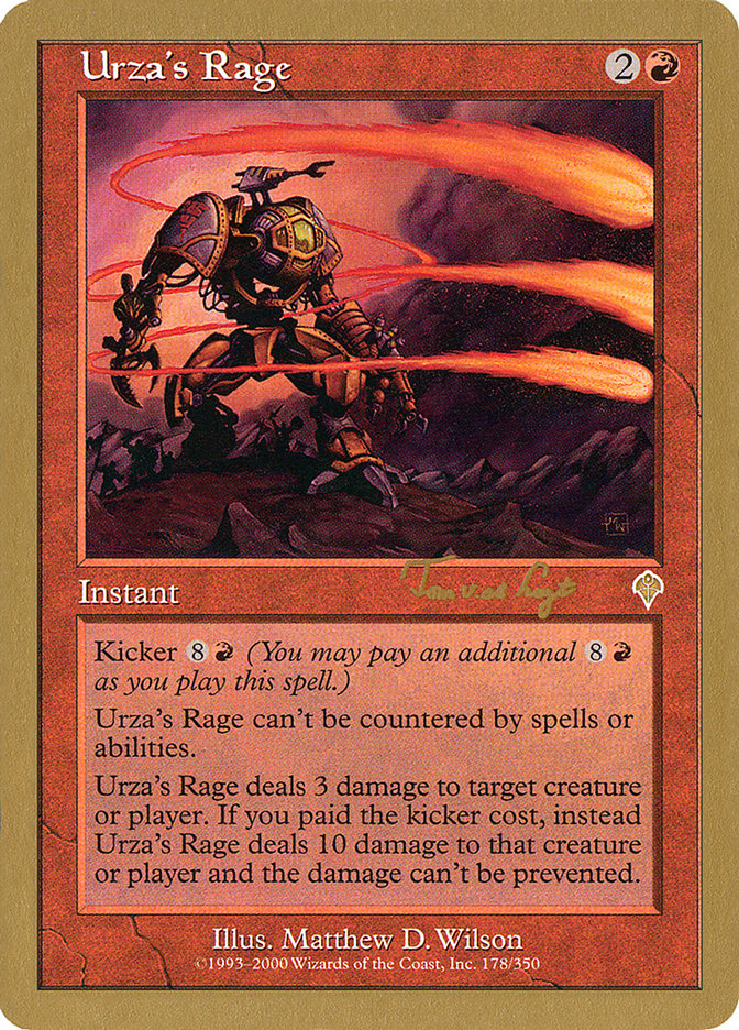 Urza's Rage (Tom van de Logt) [World Championship Decks 2001] | Good Games Adelaide SA