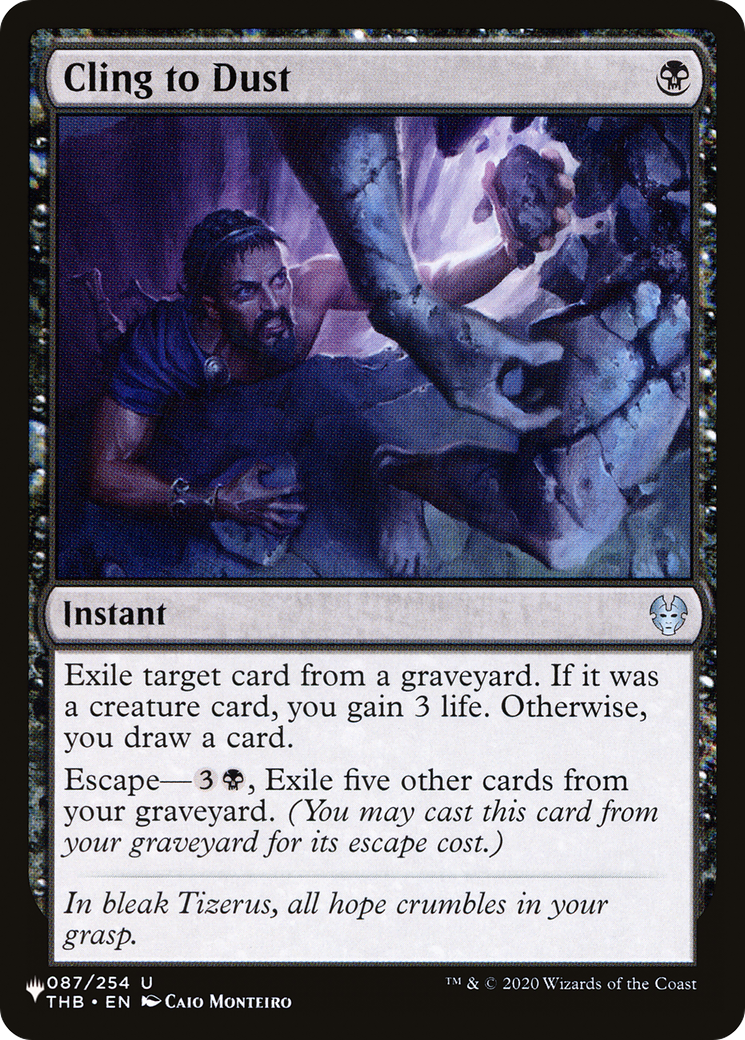 Cling to Dust [The List Reprints] | Good Games Adelaide SA