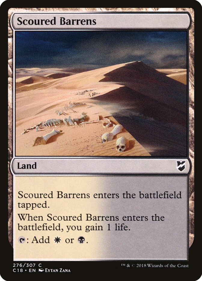 Scoured Barrens [Commander 2018] | Good Games Adelaide SA