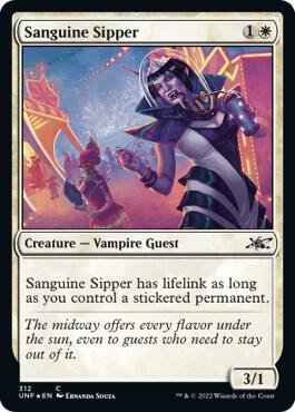 Sanguine Sipper Galaxy Foil 312 (Unfinity)  - Foil | Good Games Adelaide SA