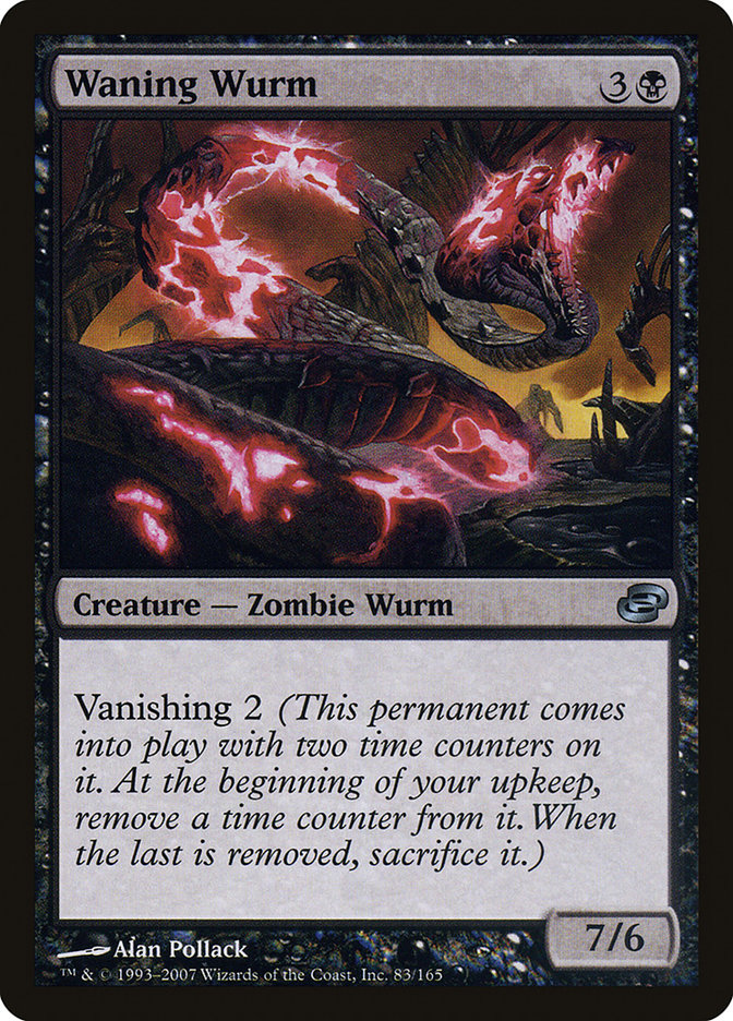 Waning Wurm 83 (Planar Chaos)  - Foil | Good Games Adelaide SA