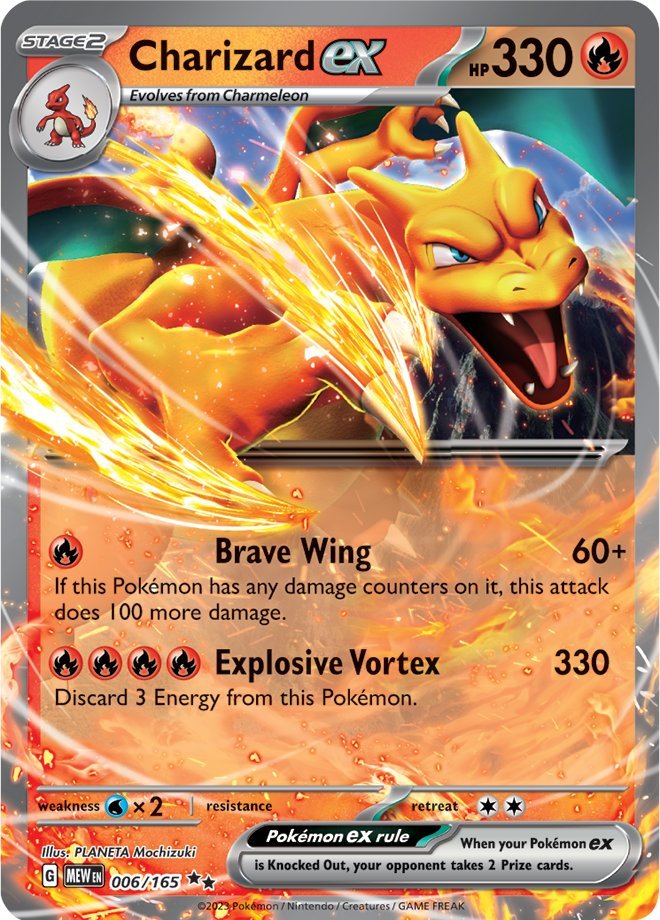 Charizard ex (006/165) [Scarlet & Violet: 151] | Good Games Adelaide SA