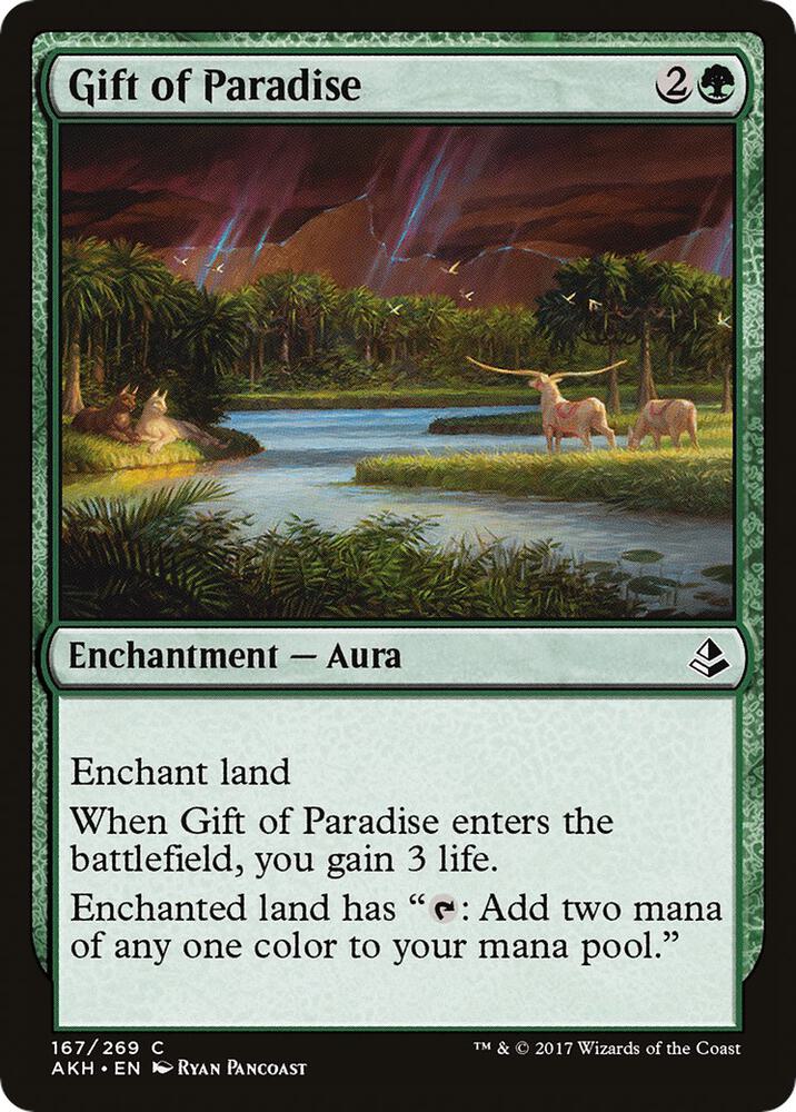 Gift of Paradise 167 (Amonkhet)  - Foil | Good Games Adelaide SA