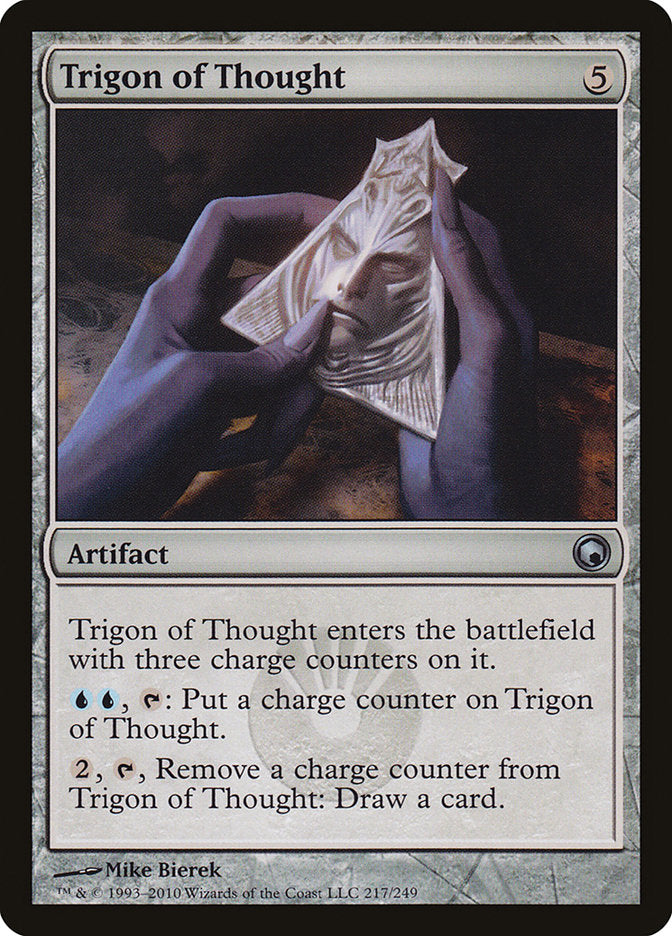 Trigon of Thought 217 (Scars of Mirrodin)  - Foil | Good Games Adelaide SA