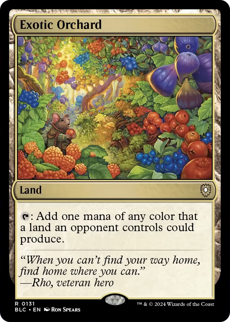 Exotic Orchard [Bloomburrow Commander] | Good Games Adelaide SA