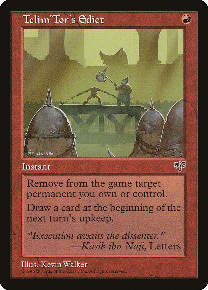 Telim'Tor's Edict  (Mirage)  | Good Games Adelaide SA
