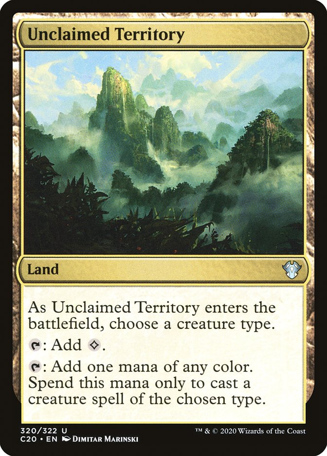 Unclaimed Territory [Commander 2020] | Good Games Adelaide SA