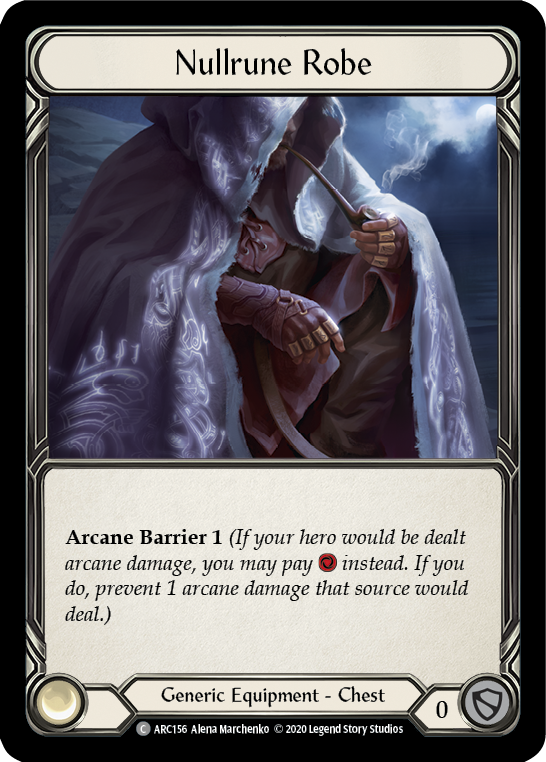 Nullrune Robe [U-ARC156] Unlimited Rainbow Foil | Good Games Adelaide SA