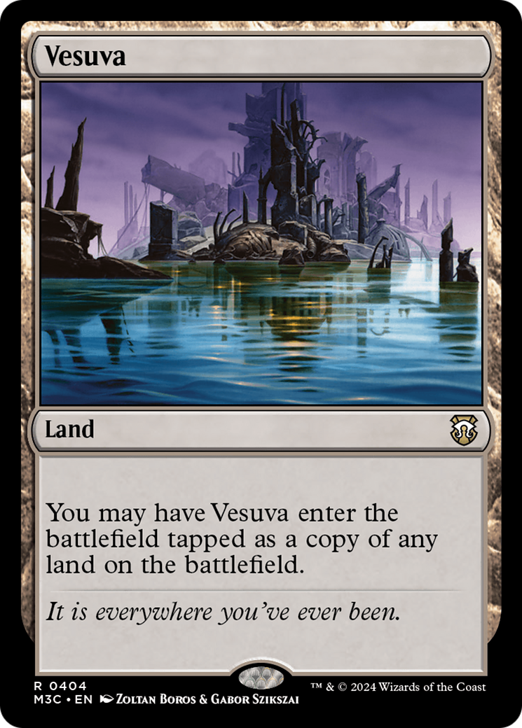 Vesuva (Ripple Foil) [Modern Horizons 3 Commander] | Good Games Adelaide SA