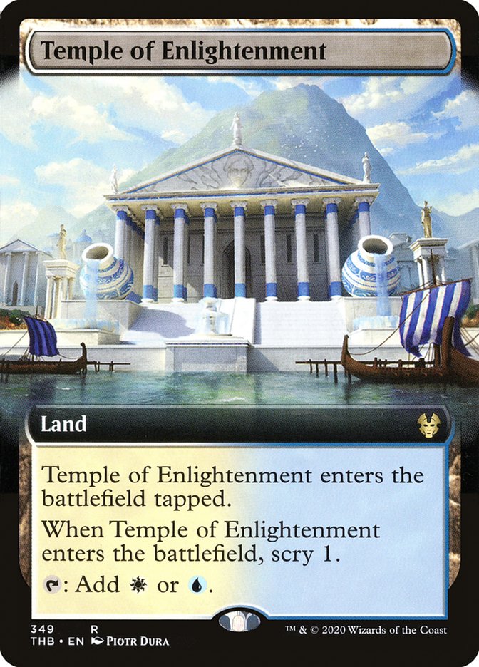 Temple of Enlightenment (Extended Art) [Theros Beyond Death] | Good Games Adelaide SA