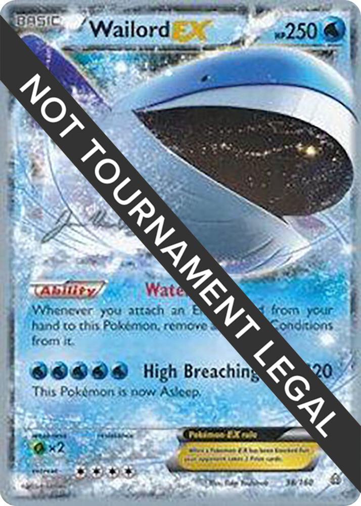Wailord EX 2015 Jacob Van Wagner 38/160 (World Championship Decks)  | Good Games Adelaide SA