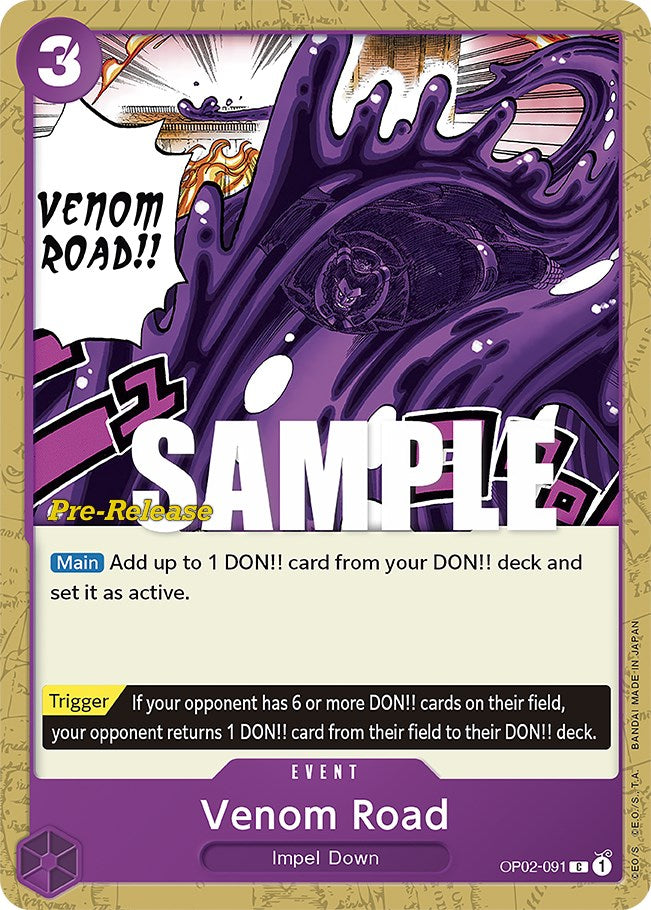 Venom Road [Paramount War Pre-Release Cards] | Good Games Adelaide SA