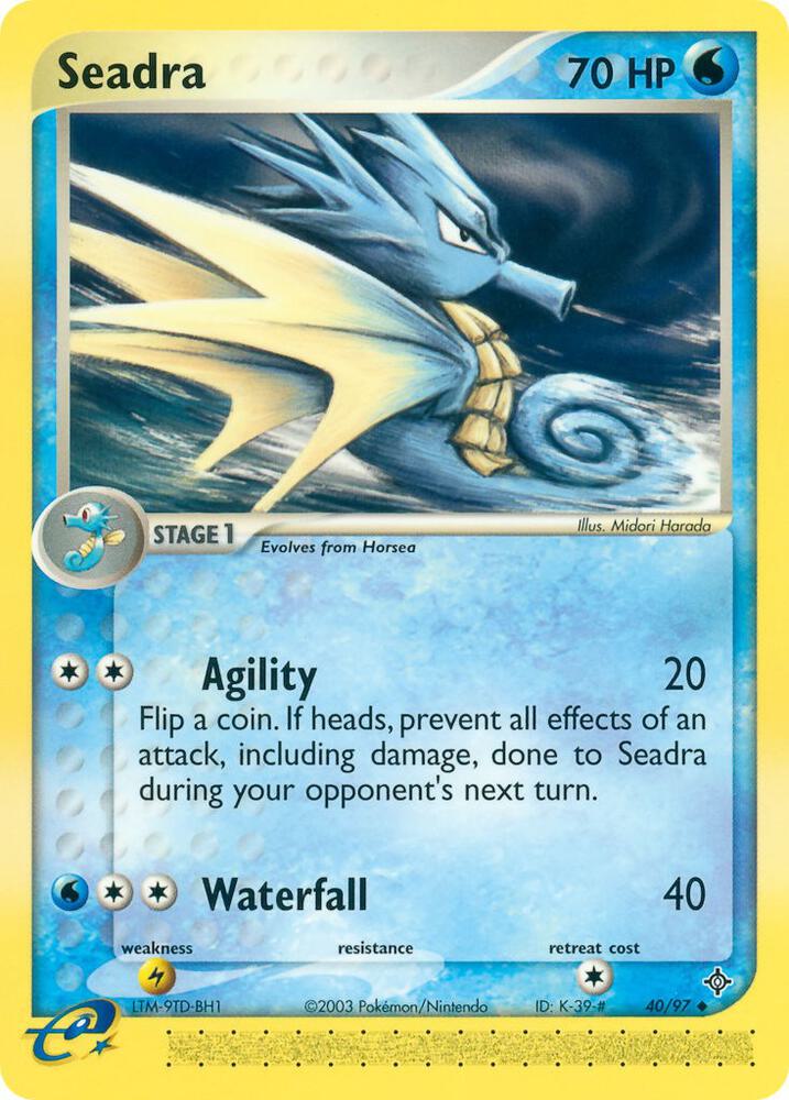 Seadra  40/97 (Dragon)  - Reverse Holofoil | Good Games Adelaide SA