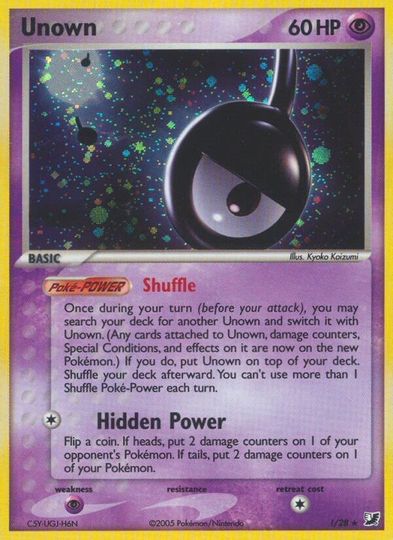 Unown (!) (!/28) [EX: Unseen Forces] | Good Games Adelaide SA