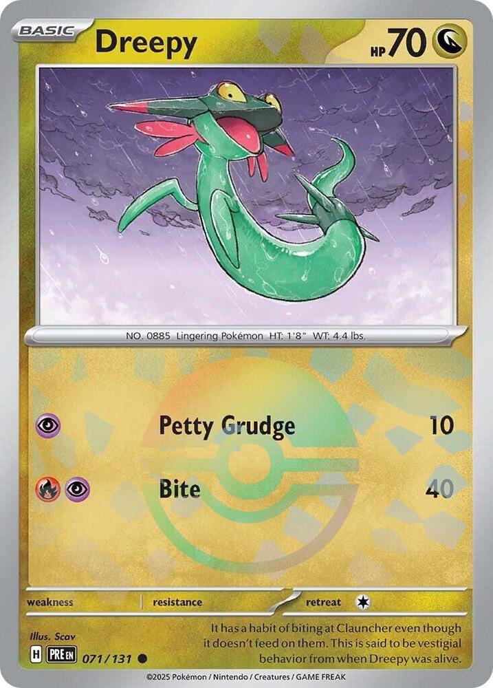 Dreepy (071/131) (Poke Ball Pattern) [Scarlet & Violet: Prismatic Evolutions] | Good Games Adelaide SA