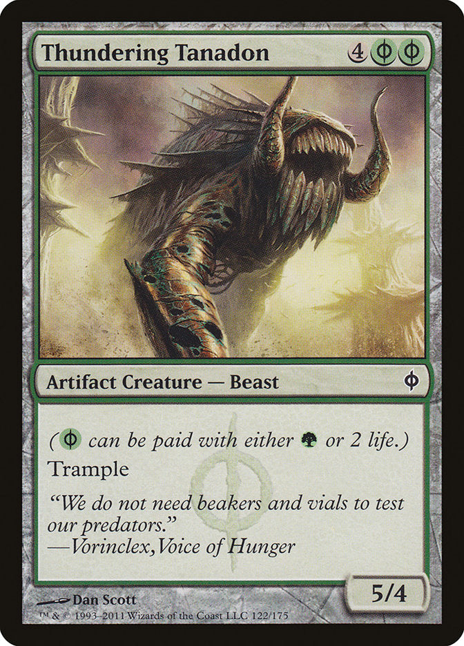 Thundering Tanadon 122 (New Phyrexia)  | Good Games Adelaide SA