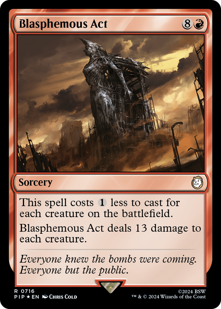 Blasphemous Act (Surge Foil) [Fallout] | Good Games Adelaide SA
