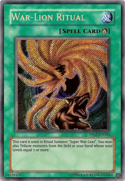 War-Lion Ritual [PP02-EN002] Secret Rare | Good Games Adelaide SA