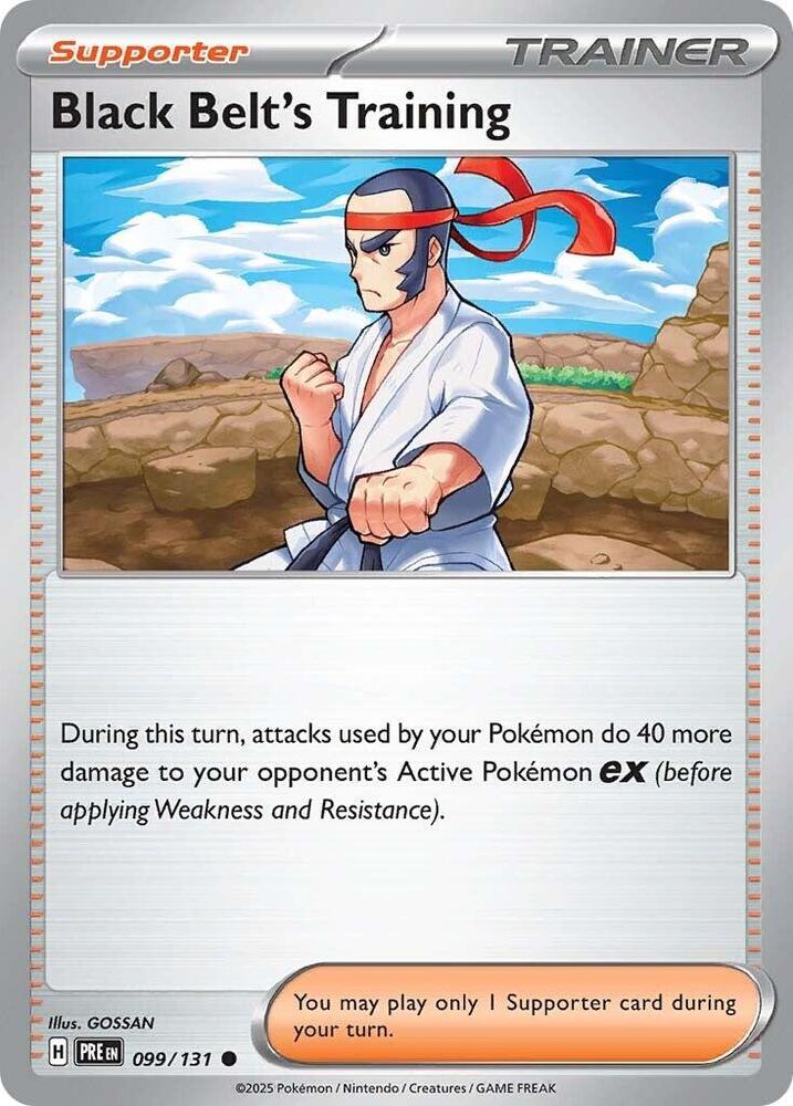 Black Belts Training 099 131 099/131 (SV: Prismatic Evolutions)  | Good Games Adelaide SA