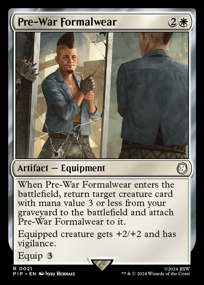 Pre-War Formalwear 21 (Universes Beyond: Fallout)  | Good Games Adelaide SA