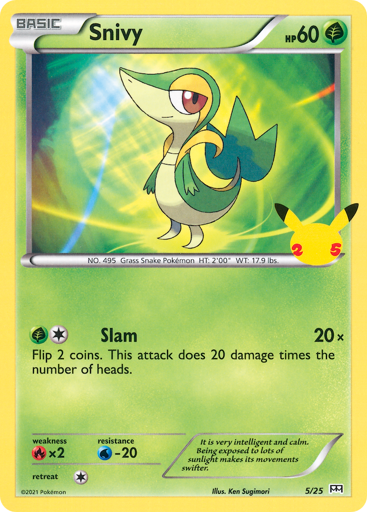 Snivy (5/25) [McDonald's 25th Anniversary] | Good Games Adelaide SA