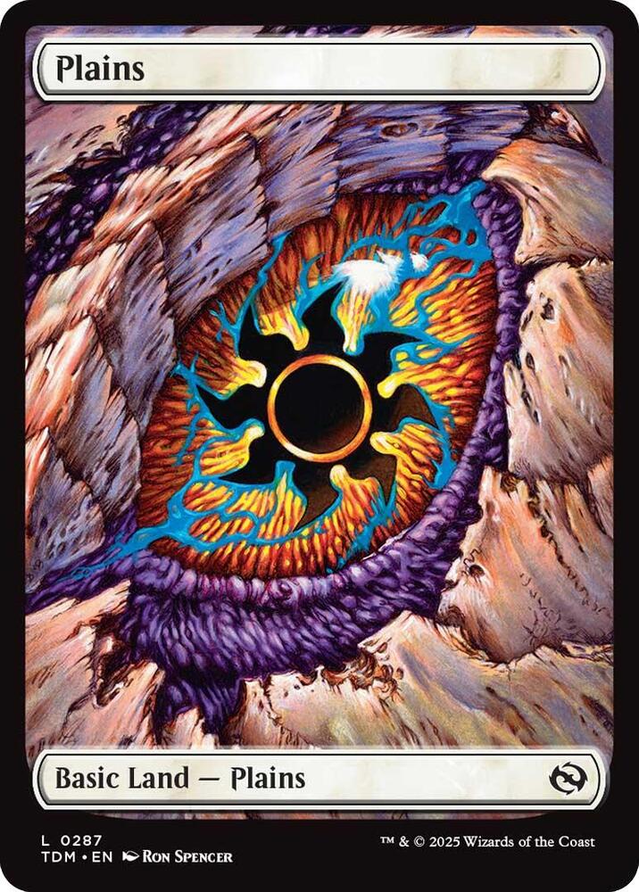 Plains 287 (Tarkir: Dragonstorm)  - Foil | Good Games Adelaide SA
