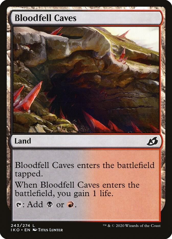 Bloodfell Caves 243 (Ikoria: Lair of Behemoths)  - Foil | Good Games Adelaide SA