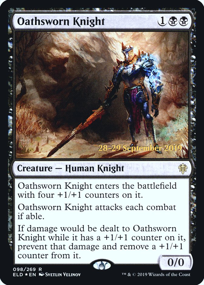 Oathsworn Knight  [Throne of Eldraine Prerelease Promos] | Good Games Adelaide SA