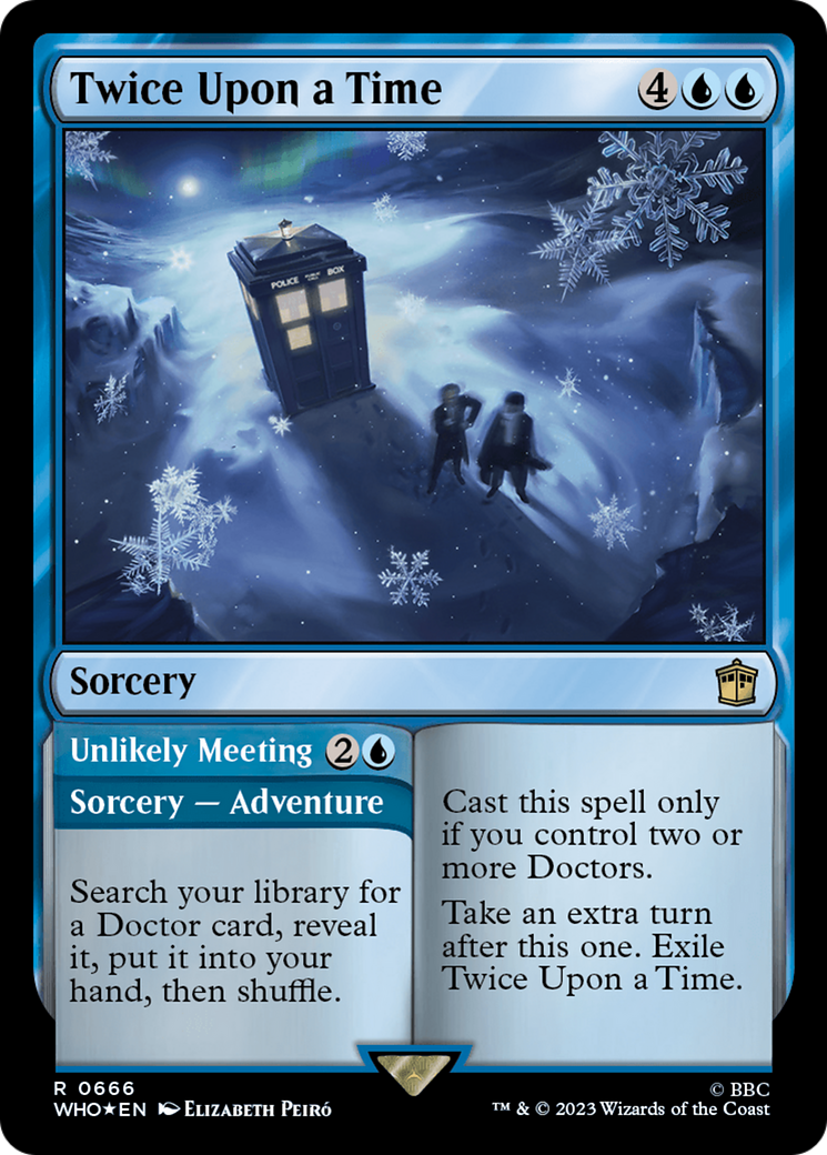 Twice Upon a Time // Unlikely Meeting (Surge Foil) [Doctor Who] | Good Games Adelaide SA