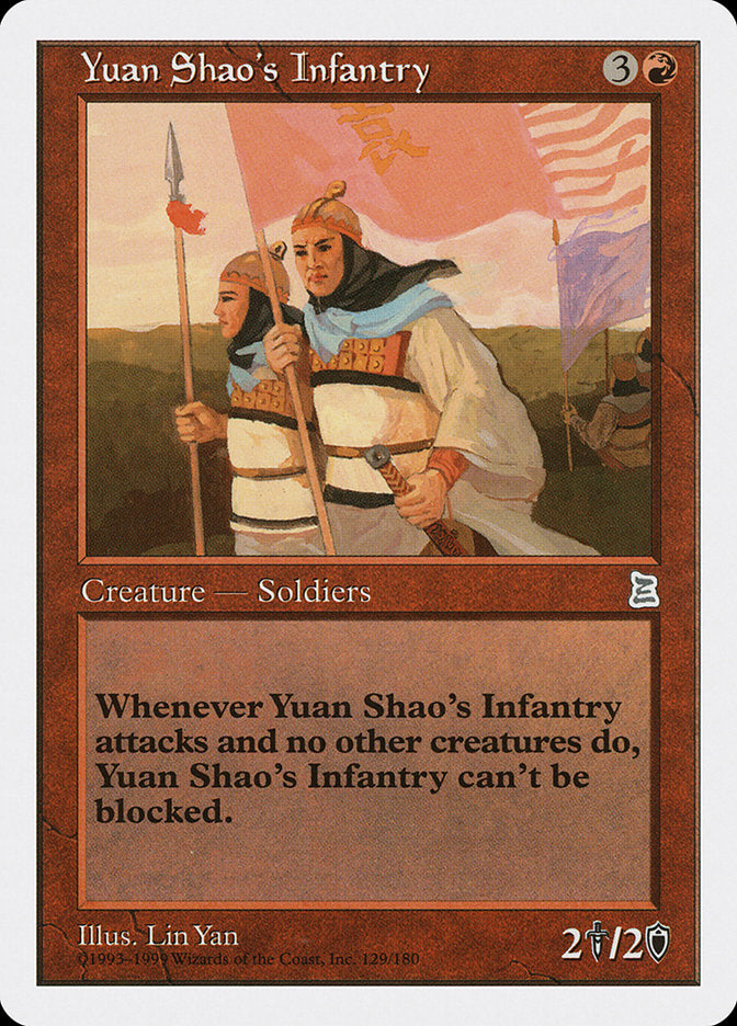 Yuan Shao's Infantry 129 (Portal Three Kingdoms)  | Good Games Adelaide SA