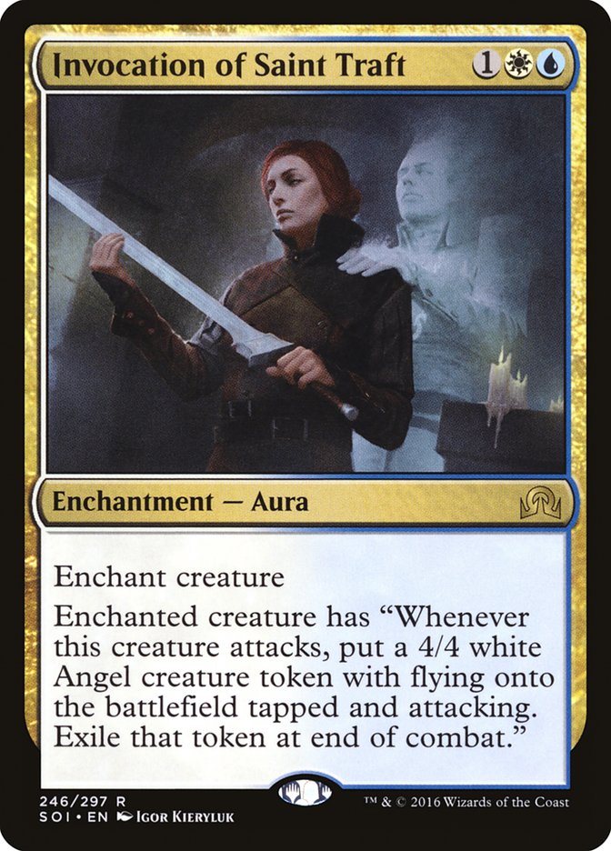 Invocation of Saint Traft 246 (Shadows over Innistrad)  - Foil | Good Games Adelaide SA