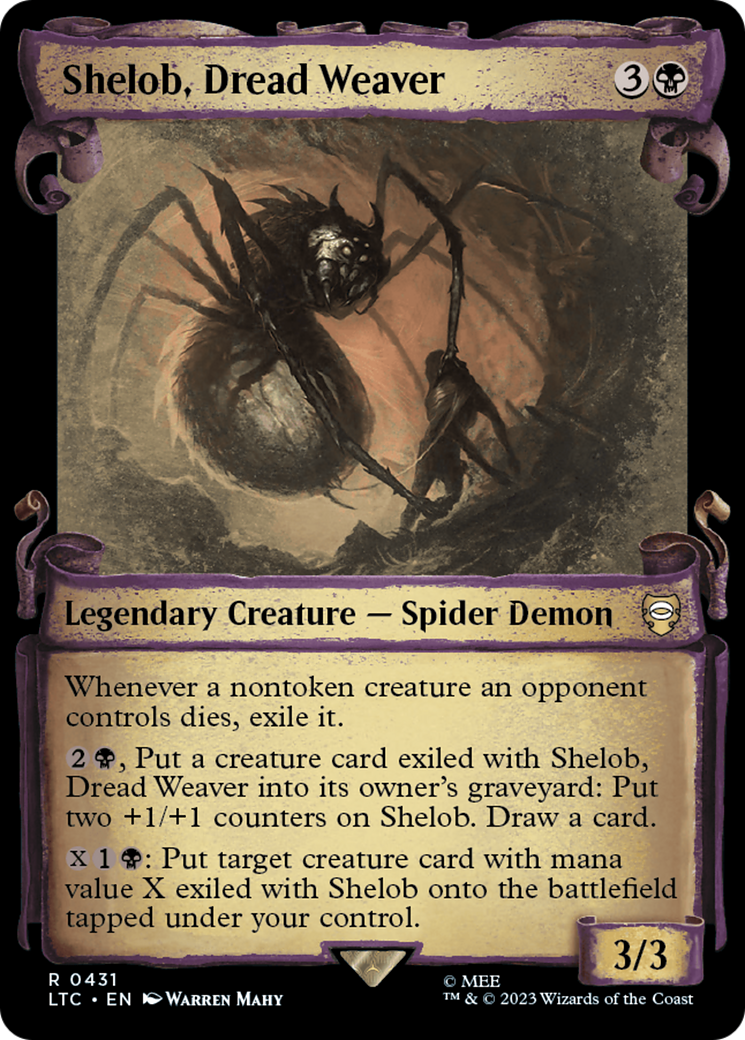 Shelob, Dread Weaver [The Lord of the Rings: Tales of Middle-Earth Commander Showcase Scrolls] | Good Games Adelaide SA