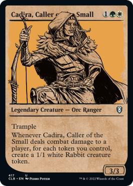 Cadira Caller of the Small Showcase 417 (Commander Legends: Battle for Baldur's Gate)  - Foil | Good Games Adelaide SA