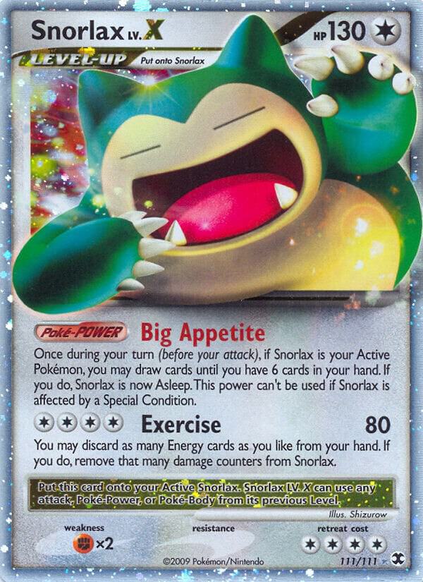 Snorlax LvX 111/111 (Rising Rivals)  - Holofoil | Good Games Adelaide SA