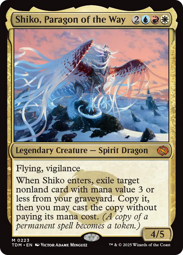 Shiko, Paragon of the Way [Tarkir: Dragonstorm] | Good Games Adelaide SA