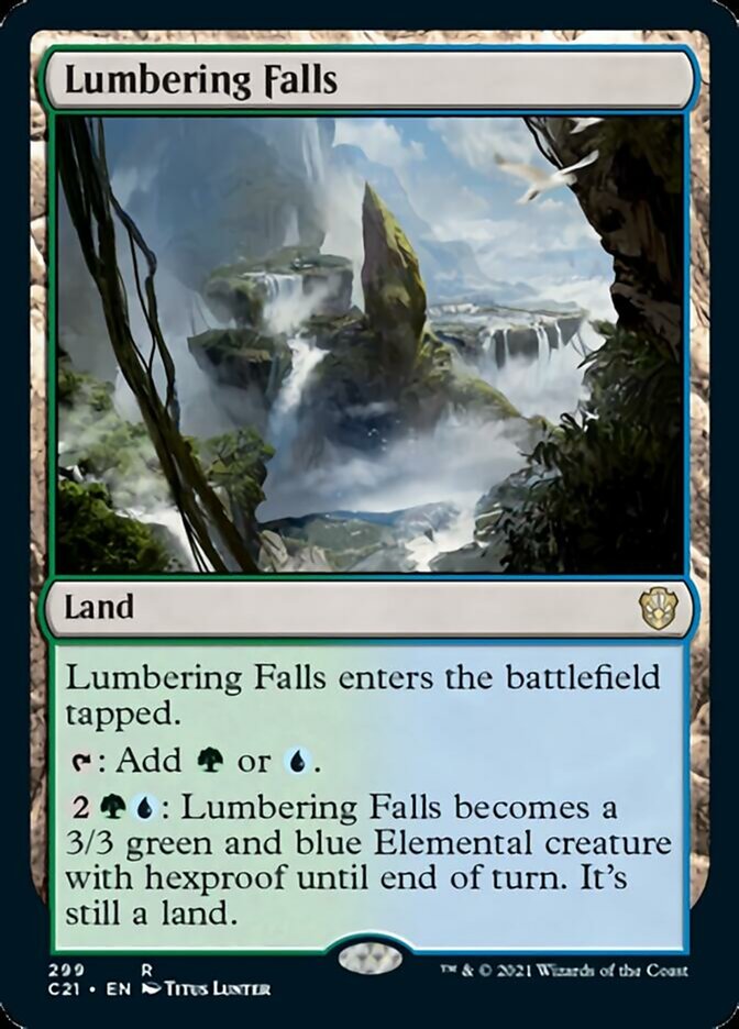 Lumbering Falls [Commander 2021] | Good Games Adelaide SA