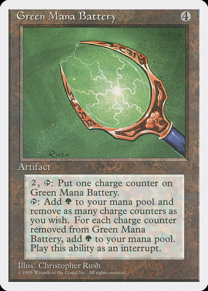 Green Mana Battery [Fourth Edition] | Good Games Adelaide SA