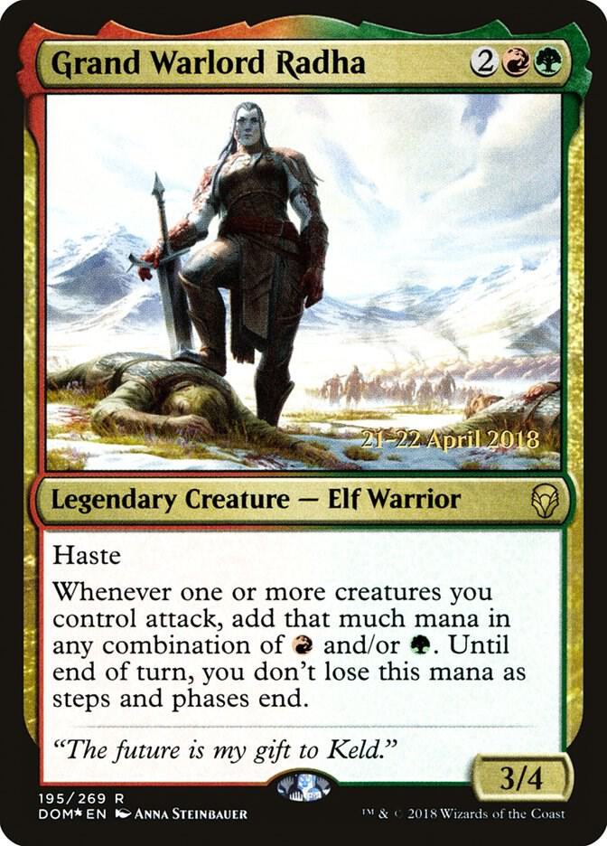 Grand Warlord Radha 195 (Prerelease Cards)  - Foil | Good Games Adelaide SA
