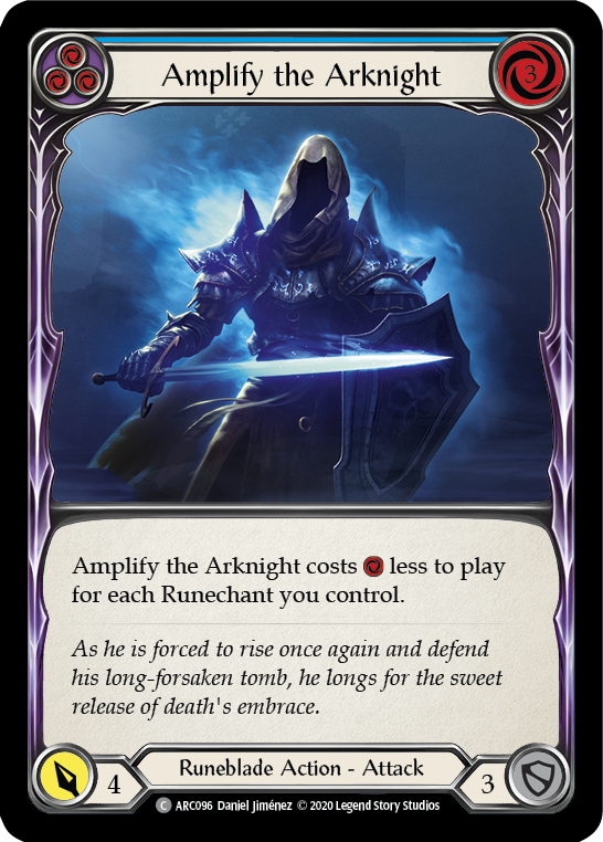 Amplify the Arknight (Blue) [U-ARC096] Unlimited Normal | Good Games Adelaide SA